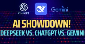 DeepSeek vs. ChatGPT vs. Google Gemini